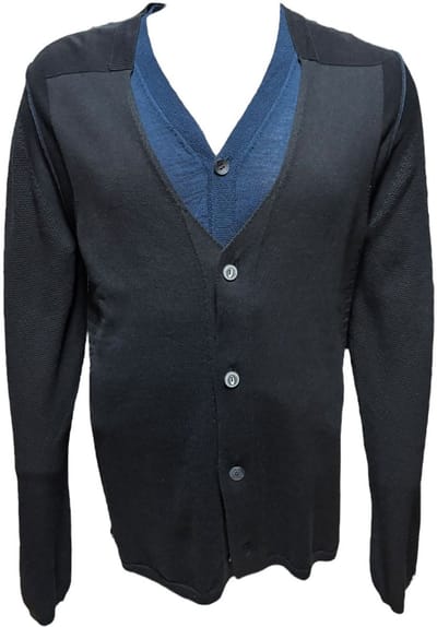 Cast Iron Trui - Donkerblauw / Zwart - Maat L