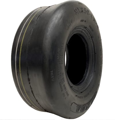 9x3.50-4 gladde band, 9x3.50-4 gladde band, voor grasmaaier - gazononderhoud - Wanda P607