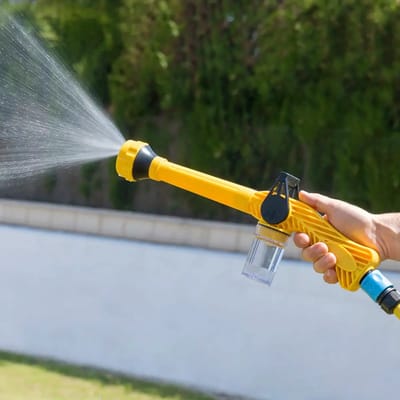 Waterpistooldispenser onder druk met 8-in-1 tank InnovaGoods Forzater