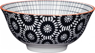 Kitchencraft Kom Tile 15,7 Cm Keramiek Zwart
