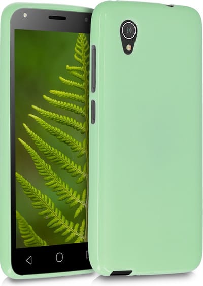 kwmobile telefoonhoesje geschikt voor Alcatel 1 (5.0") - Hoesje voor smartphone - Back cover in mat mintgroen