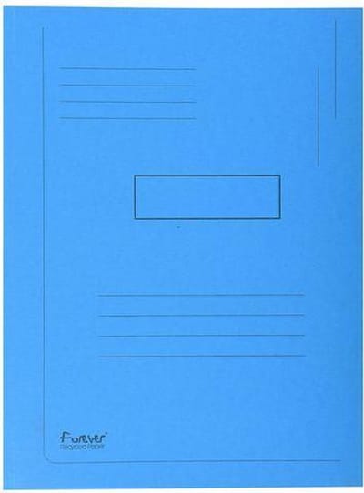 Exacompta 50x FOREVER® bedrukte map met 2 kleppen - 290gm2 - 24x32 cm voor A4 - Fel blauw - 445006E