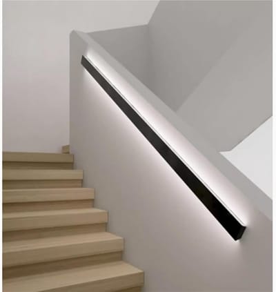 LED Trapleuning - Verlichte Handgreep - Veilig Lopen - Met Bewegingssensor - 100 cm - Warm Licht