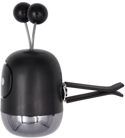 Dailygoods- Auto Parfum Diffuser Cartoon Robot - Luchtverfrisser Auto - Decoratief Accessoire - Siliconen en Aluminium - 29x60mm - Aromatherapie Diffuser
