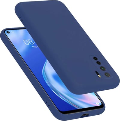 Cadorabo Hoesje geschikt voor Huawei P40 LITE 5G / NOVA 7 SE in LIQUID BLAUW - Beschermhoes gemaakt van flexibel TPU silicone Case Cover