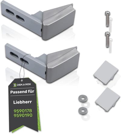 Reparatieset Deurscharnier Zilver voor Koelkast Deurklink Scharnier