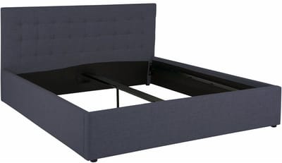 Hamar-Bed 180x200 cm in linnen antraciet