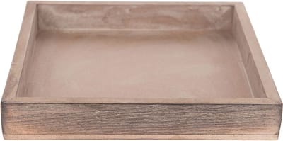 Dijk Natural Collections Plateau Maren hout vierkant 20 cm