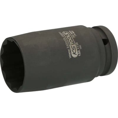 KS Tools 150.1736 3/4 12-kant aandrijfaskrachtsteekdop, dunwandig, 36 mm