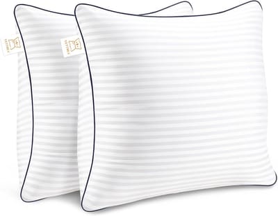 Set van 2 Kussenvulling 35x35 cm - Zitkussen Binnenhoes voor Sierkussens - Vierkant, Wit
