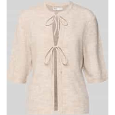 Only Vest Onlsimoni 2/4 Bow Cardigan Knt Noos 15368990 Pumice Stone/melange Dames Maat - L