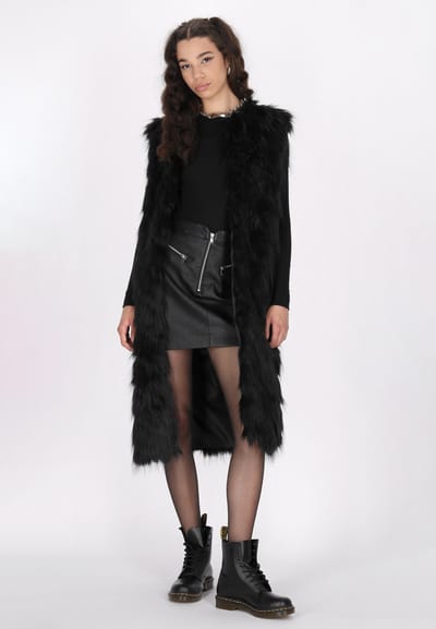 Mymo Vest Dames zwart