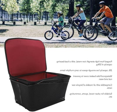 Waterdichte fietstas voor achterop - 20 l/20 kg laadcapaciteit - praktische opslag voor buitenactiviteiten en avontuurlijke ritten