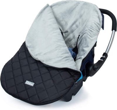 SnelShoppen - Universele Voetenzak Voor Autostoel, Waterdicht, Winddicht, Hoge Warmte, Zwart, Ideaal Voor Kinderen En Baby's, Geschikt Voor Alle Autos