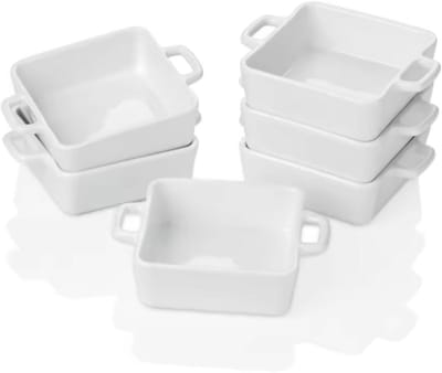 Florentia Ovenschaal - 6 delig - 6 persoons - Wit - Dinerborden - Bordenset - Diepe borden - Ontbijtborden - Servies