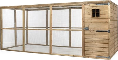 Wood Selections Volière Jesse - Vogelkooi - vogelhuis voor buiten - papegaaienkooi - dierenverblijf - Vogelren - vogelverblijf