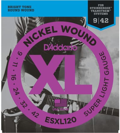 D'Addario Double Ball snaren ESXL120 09-42 nikkel omwonden - Elektrische gitaarsnaren