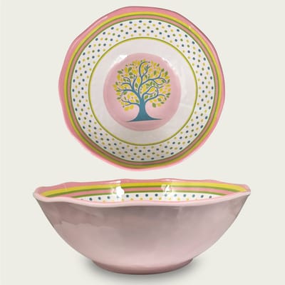 Arca Sylvia - Melamine kom Ø32xH11cm – licht in gewicht – makkelijk stapelbaar – voor binnen en buiten