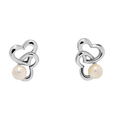 Orphelia 'Lili' Dames 925 Sterling Zilveren Stud Oorbellen - Zilver ZO-7513
