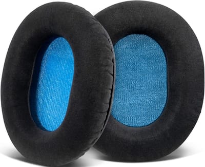 Vervangende nano stof oorkussens voor Sennheiser HD6 Mix/HD7 DJ/HD8 DJ, geluidsisolerende earpads en comfortabele kussens voor optimale geluidskwaliteit