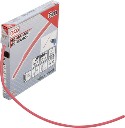 BGS krimpkousbox rood Ø 5 mm 6 m - 6848-1