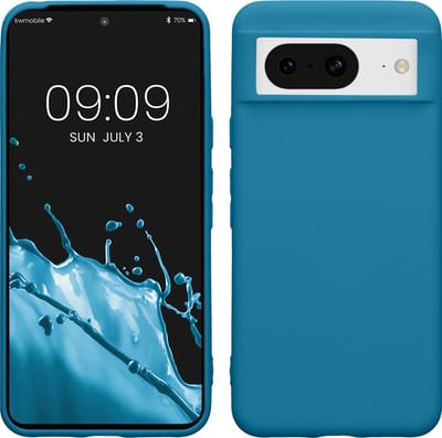 kwmobile telefoonhoesje geschikt voor Google Pixel 8 - Hoesje voor smartphone - Back cover in Caribisch blauw