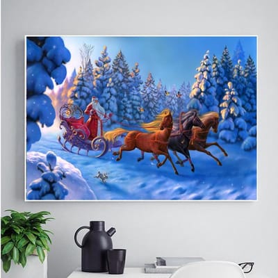 DIY 5D Diamond schilderij volledige ronde boor Cartoon Diamond borduurwerk borduurpakketten Wall Art Home Decor Full Square 20X30CM