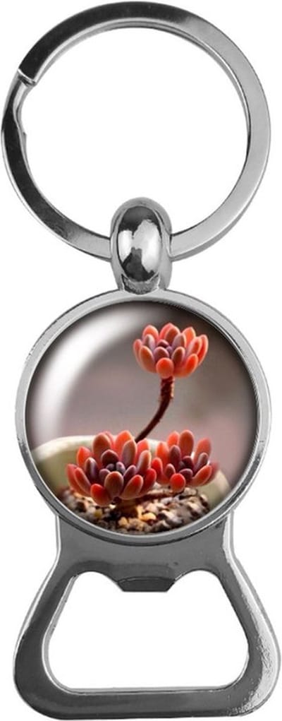 Bieropener Glas - Bloemen