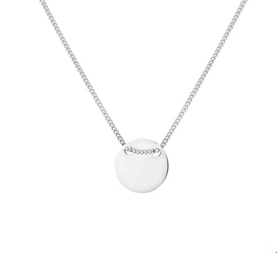 Zilver Gerhodineerde Graveercollier 1 1324427