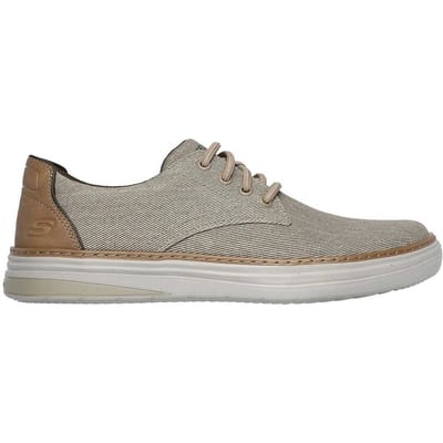 Skechers Heren Hyland Gestreepte Canvas Sneakers (Khaki)