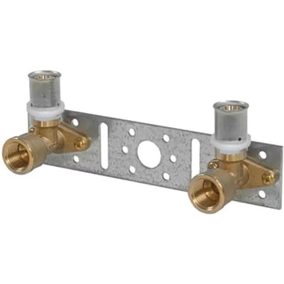 Sanivesk Meerlagen Pers Muurplaat Dubbel 150mm 20mmx1/2"f