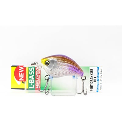 Yo Zuri Duel L Bass Flat Crank 55F Drijvend kunstaas F1220-HWS (7759) white