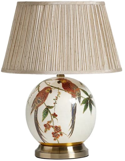 Residencia Interieur - Papegaaien Tafellamp - Beige Lampenkap
