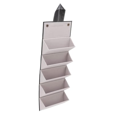 Dailygoods- Zonnebril Organizer - Opvouwbare Brillenkoker - PU-leer - Hangend Ontwerp - Multifunctioneel - Lichtgewicht 256g - Brillenhouder