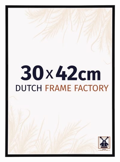 Fotolijst 30x42 cm - Kunststof - Zwart Hoogglans - Angers