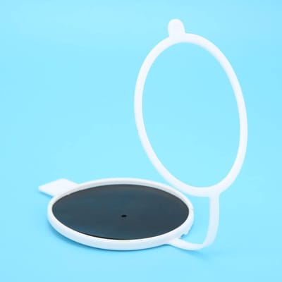 Ruitensproeier Tankdop - Reservoir Vuldop - Onderhoud Voertuig - Met Watersproei Symbool - 24 x 8 x 1 cm - Zwart