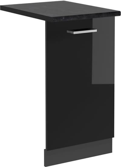 Vicco R-Line Vaatwasserfrontpaneel – 45 cm, WB Antraciet Zwart hoogglans