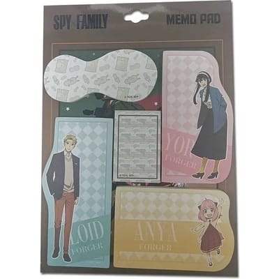 Set blocnotes GETC Spy x Family set de bloc-notes Forger Family #B