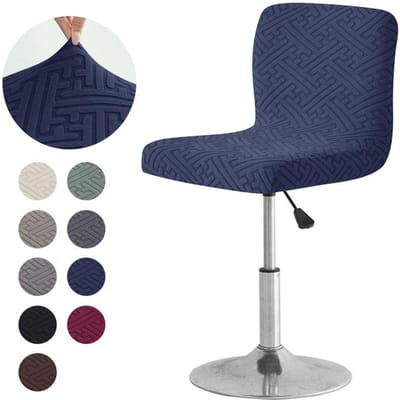 Nieuwe Barstoelhoes Thuis Hotel Bar Lage Rug Hoge Krukhoes Elastische Stofhoes Draaistoelhoes 35*35*30cm