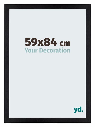Your Decoration - Puzzellijst 59x84 cm - Zwart Mat - Puzzellijst 1500-2000 stukjes - MDF Fotolijst - Mura