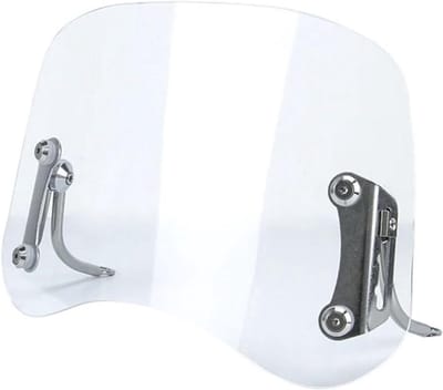 Motorfiets Windscherm - Scooter Deflector - Comfortabel Rijden - Universele Pasvorm - 36x21x15 cm - Helder
