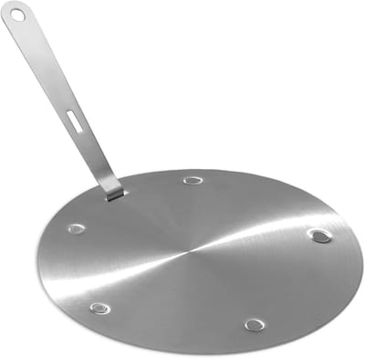 Verwarmingsplaat voor inductiekookplaat, 24 cm, inductieadapter, converterdisc met afneembare handgreep, isolerend en efficiënt koken