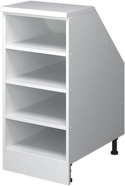 Schuine dak kast - Opbergkast - Ruimte benutten - Optimale diepte - 40 x 81.8 cm - Wit