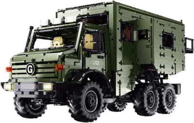 Leier/Rael LE-J907 expeditievoertuig zoals Unimog met wooncabine (zonder motoren) is compatibel met het bekende merk.