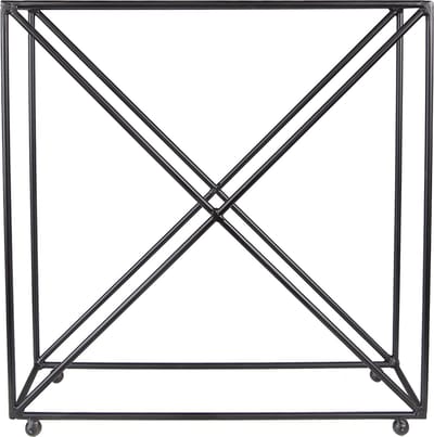 Clayre & Eef Flessenhouder 44x15x45 cm Zwart IJzer