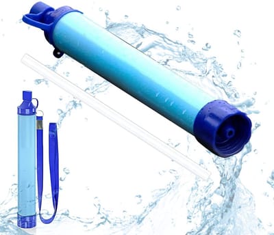 DailySupplies® Waterfilter Survival - Noodpakket - Outdoor - Blauw