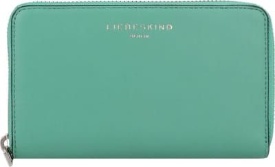 LIEBESKIND BERLIN Leren Portemonnee Kodiaq Sheep Hilla Frieda Ziparound Wallet Jade Groene