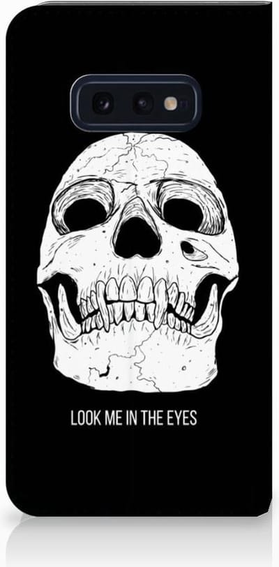 Mobiel BookCase Samsung Galaxy S10e Skull Eyes