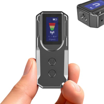 AI-aangedreven draagbare RF-signaalscanner Verborgen cameradetector met HD-display Anti-Spy-apparaat voor hotel- en reisveiligheid