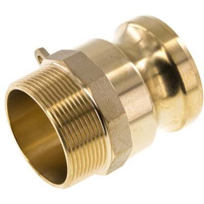 Camlock DN 50 (2'') Koppeling MessingR 2'' met buitendraad Type F MIL-C-27487